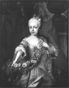 Portrait of Archduchess Maria Theresa of Austria, later Empress (1717-1780) by Ádám Mányoki