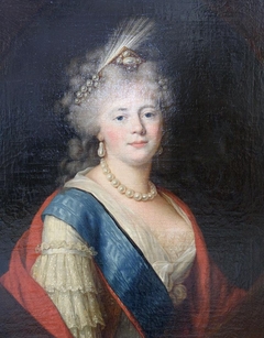 Portrait of Empress Maria Feodorovna, née Princess Sophie Dorothea of Württemberg (1759-1828), Wife of Emperor Paul I of Russia ( Type of Gerhard von Kügelgen) by Anonymous Artist