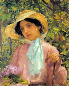 Portrait of Georgina de Albuquerque by Lucílio de Albuquerque