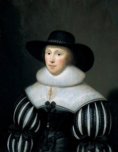 Portrait of Grace Bradbourne, Wife of Thomas Holte by Cornelis Janssens van Ceulen