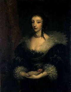 Portrait of Henrietta Maria of France, Queen of England, Scotland and Ireland by Anthony van Dyck