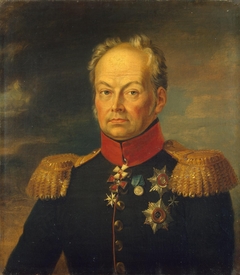 Portrait of Ivan N. Inzov (1768-1845) by Anonymous