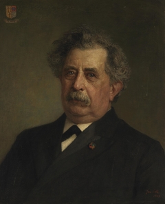 Portrait of Jan Hudig (1838-1923, Alderman of Rotterdam 1892-1909) by Jan Veth