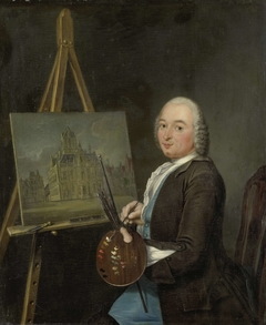 Portrait of Jan ten Compe, Painter and Art Dealer in Amsterdam by Tibout Regters
