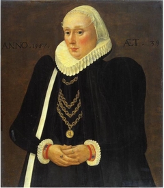 Portrait of Justina von Holzhausen by Anonymous