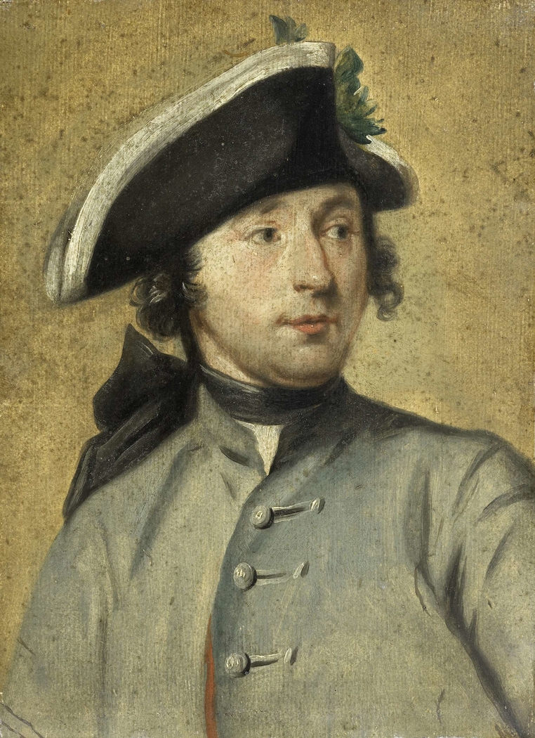 Portrait of Ludolf Backhuysen II, Painter and Dragoon, Grandson of the Marine Painter Ludolf Backhuysen I