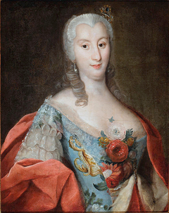 Portrait of Ludwika Honorata Lubomirska née Pociej (d. 1786), wife of the Kiev voivode by Augustyn Mirys