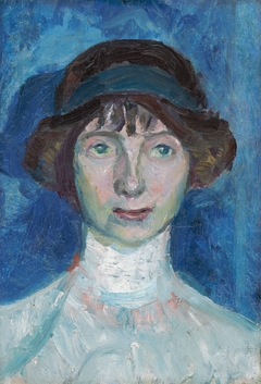 Portrait of Margita Czóbel by Frida Konstantin