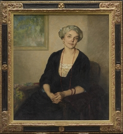 Portrait of Mrs. George K. Meyer by F Luis Mora