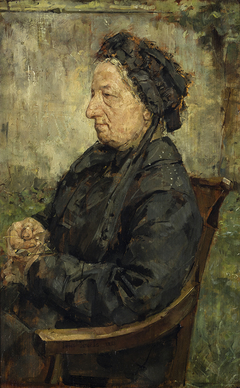 Portrait of Mrs. Schaap-Hymans by Isaac Israels