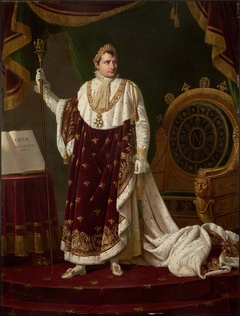 Portrait of Napoleon I in His Coronation Robes by Robert Lefèvre