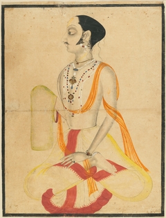 Portrait of Rana Amar Singh II at Worship by anonymous painter