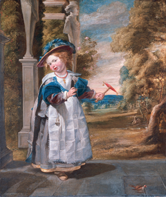 Portrait of the painter's daughter Anna Catharina Jordaens by Jacob Jordaens