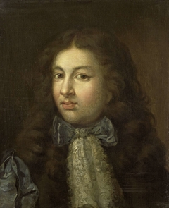 Portrait of Thedoor Netscher (1661-1728), the Artist's Oldest Son by Caspar Netscher