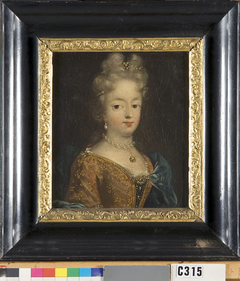 Portret van een jonge vrouw van de familie Hoynck van Papendrecht by Anonymous