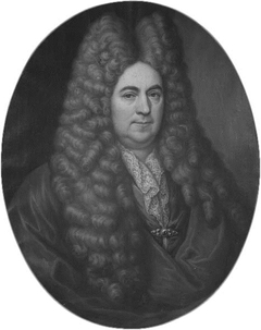 Portret van Johannes Voet (1647-1713) by Martinus de la Court