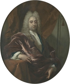 Portret van Mathias Lambertus Singendonck (1648-1742) by Philip van Dijk