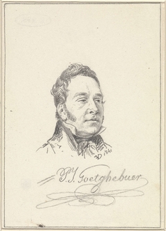 Portret van Petrus Jacobus Goetghebuur