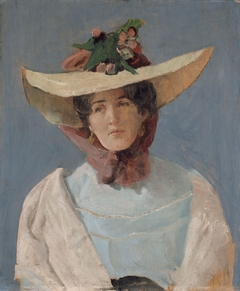 Portrett av skuespillerinnen Agnes Mowinckel