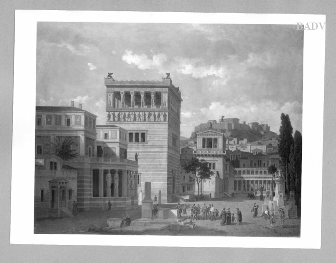 Reconstructed view of Athens