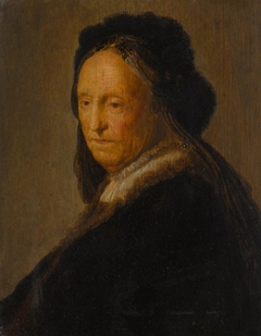 Rembrandt's mother by Anonymous