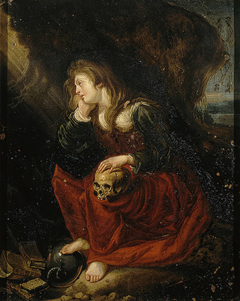 Repentant Mary Magdalene by Simon de Vos