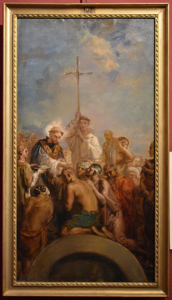 Saint François Xavier baptisant les Indiens