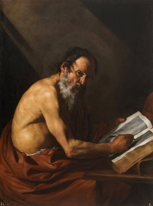 Saint Jerome writing