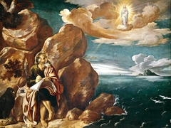 Saint John the Evangelist on Patmos by Pedro Orrente
