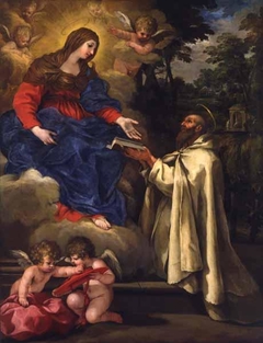 Saint Peter Damien Offering the Rule of the Camaldolese Order to the Virgin by Pietro da Cortona