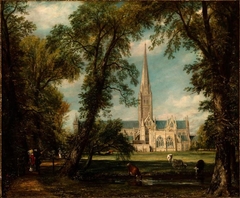 Salisbury Cathedral from the Bishop's Grounds by John Constable