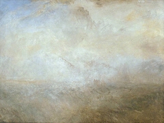 Seascape with Distant Coast by J. M. W. Turner