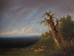 Shepherd Boy on a Hillside by William Turner