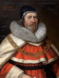 Sir John Bankes, MP (1589-1644) as Lord Chief Justice, aged 54 by Gilbert Jackson