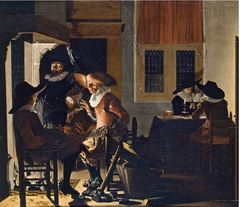 Soldiers in a Guardroom by Willem Cornelisz Duyster