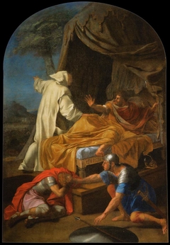 St Bruno Appearing to Comte Roger by Eustache Le Sueur