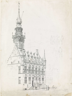 Stadhuis van Veere by Willem de Haas Hemken