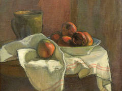 Still-Life with Apples by Władysław Ślewiński