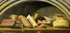 Still Life with Books in a Niche by Barthélemy d'Eyck