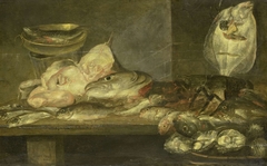 Still Life with Fish by Alexander Adriaensen