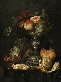 Still-Life with Fruit, Crabs, Tazza and Lemon