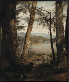 Study on Upper Saranac Lake by William James Stillman