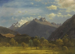The Alps from Visp by Albert Bierstadt