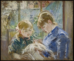 The Artist's Daughter, Julie, with her Nanny