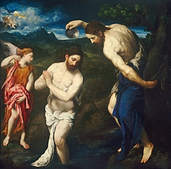 The Baptism of Christ by Paris Bordone