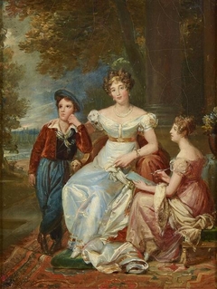 The comtesse du Cayla and her two children