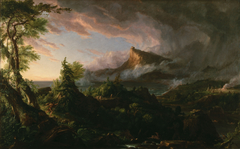 The Course of Empire: The Savage State by Thomas Cole