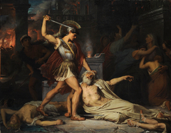 The Death of Priam by Jules Lefebvre