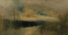 The Lake, Petworth, Sunrise by J. M. W. Turner