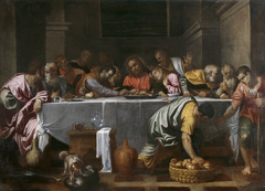 The Last Supper by Agostino Carracci